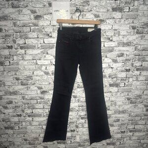 EUC Diesel Sandy B Regular Slim Bootcut Jeans Size 28 (Black & Blue)